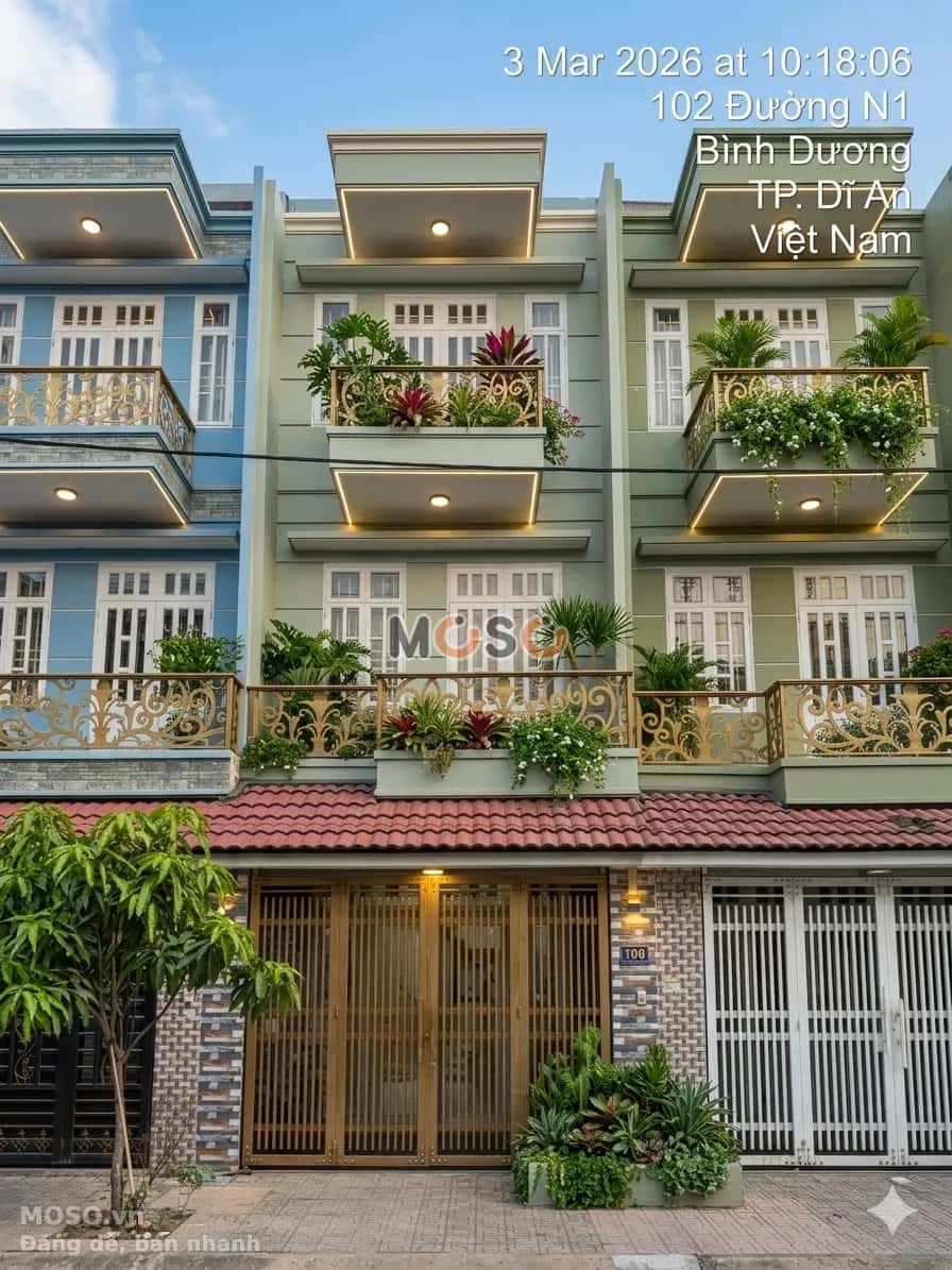 Bán nhà mặt tiền đường N1 Thành phố Dĩ An, Bình Dương – 3 phòng ngủ, giá 4.3 tỷ - ảnh 1